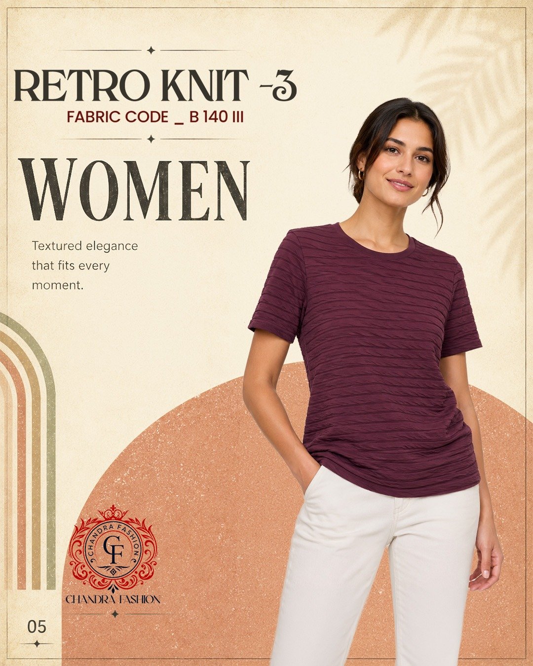 Retro Knitted Fabric